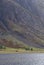 Looking across Loch Achtriochtan to Stob Coire Leith (Aonach Eagach), Glencoe, Scotland.