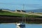 Looking across Rosses Point Bay, County Sligo, Ireland at Oyster Island