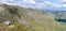 Looking across Ruthwaite Cove to Nethermost Pike area