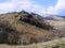 Looking across valley path in spring