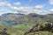 Looking across Warnscale area to Robinson, Lake District