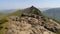 Looking along Striding Edge, Lake District