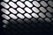 Looking through a baby gate closeup with oval pattern contrast e