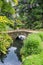 Looking beyond the bridge towards the lake at Wakehurst Place