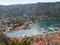 Looking down on the Bay of Kotor in Montegegro