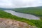 Looking Down on a Cloud Shrouded Lake