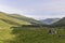 Looking down Glen Doll Valley on one warm Summers afternoon in the Cairngorm National Park.