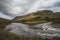 Looking down Glen Etive. Landscape.