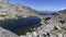 Looking down on Green Lake in the Glacier Gorge