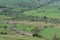 Looking down on Hollins from below Hollins Cross