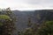 Looking down at Kilauea Iki Crater in Volcanoes National Park, Hawaii