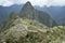 Looking down on Machu Picchu site from the hillside above. Machu Picchu, Peru, October 6, 2023.