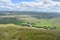 Looking down from Souther Fell to High Backside area, Lake District