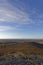 Looking down the Strathmore Valley from the Ramparts of the White Caterthun Iron Age Hill Fort.