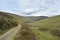 Looking down valley path by gill