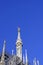 looking Duomo di Milano meaning Milan Cathedral in Italy, with b