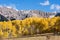 Looking east at the Mount Sneffels Range within the Uncompahgre National Forest, Colorado.