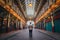 Looking into far away at the Leadenhall Market