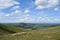 Looking from fell to Over Water and Binsey, Lake District