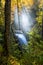 Looking glass falls in Autumn in North Carolina