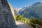 Looking at gorgeous Val Bondasca and its glacier Grisons, Switzerland