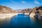 Looking into Lake Meade from the Hoover dam