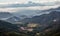 Looking at the Mexican Town of El Tuito from La Bufa in a Forested Landscape, Jalisco, Mexico