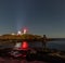 Looking at the Night Sky Lighthouse in Maine