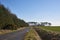 Looking North along a straight Scottish Minor road near Muirdrum.