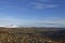 Looking North East along the Strathmore Valley from the Stone Ramparts of the White Caterthun Hill Fort.