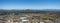 Looking out the plane I see an aerial view of Phoenix, Arizona