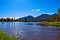 Looking out from Sprague Lake in Spring