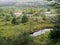 Looking over flora to dry river in Ennerdale