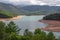 Looking over the shores of the reservoir Tranco de Beas