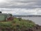 Looking over the Tay Estuary to Broughty Ferry from a Caravan Park in Tayport.