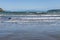 Looking at South Island from Titahi Bay across rough seas