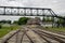 Looking South On The Tracks In Palmerston, Ontario