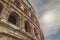 Looking up at the Colosseum