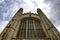 Looking Up at Facade of Kings College Chapel