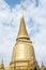 Looking up at gold pagoda Temple of the Emerald Buddha,Grand pal