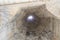 Looking up the kitchen chimney in the Papal Palace in Avignon, France