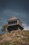 Looking up at Mount Brown Fire Tower