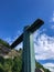 Looking up at observation tower at Niagara Falls