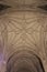 Looking up at the ornate ceiling inside the Duke University Chapel, Durham, North Carolina