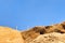 Looking up at Safety Fence at Cape Kiwanda