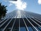 Looking up the side of The Fenchurch Building (The Walkie-Talkie) in London England United Kingdom