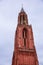 Looking up at the spire of Saint John`s church