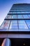 Looking up at the WSFS Bank building in downtown Wilmington, Del