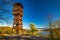 Lookout tower above the village of Divinka near Zilina town