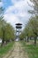 Lookout tower europe building landscape summer tourism hiking vacation travel